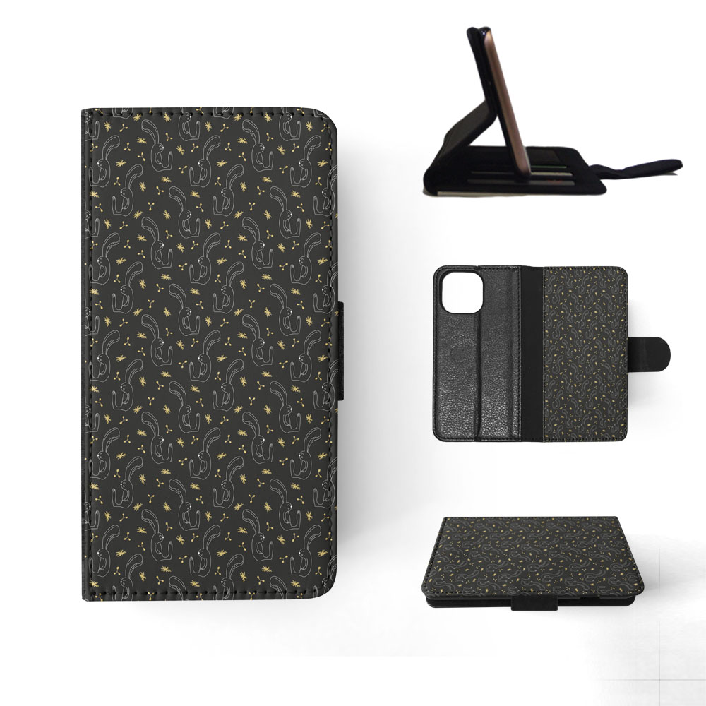 FLIP CASE FOR APPLE IPHONE|BUNNY RABBIT PATTERN - Foto 81 di 193