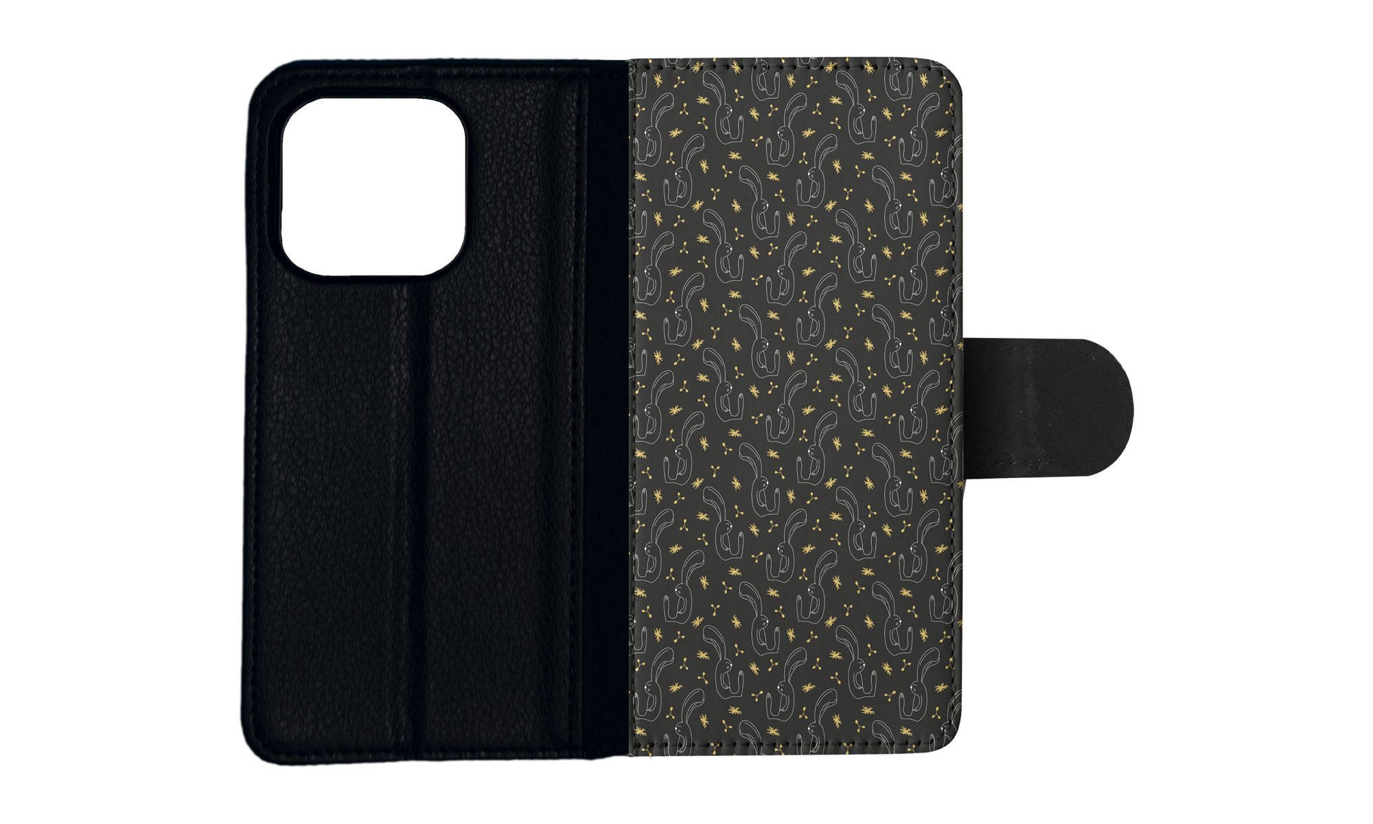 FLIP CASE FOR APPLE IPHONE|BUNNY RABBIT PATTERN - Foto 74 di 193