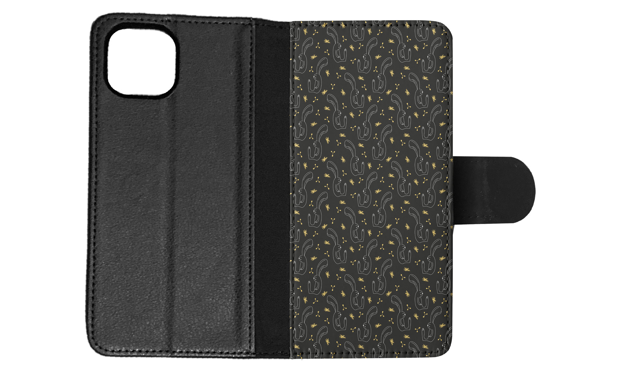 FLIP CASE FOR APPLE IPHONE|BUNNY RABBIT PATTERN - Foto 59 di 193