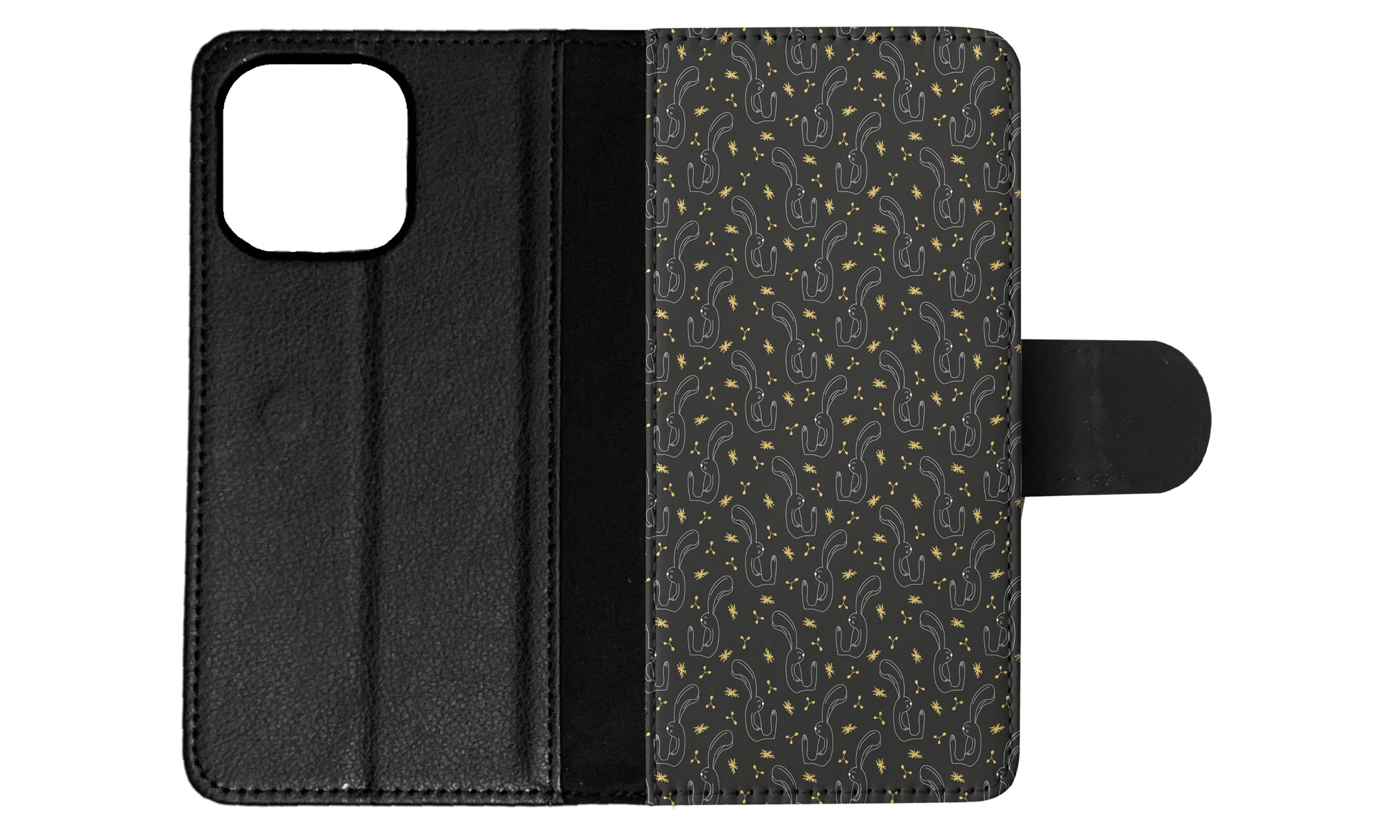 FLIP CASE FOR APPLE IPHONE|BUNNY RABBIT PATTERN - Foto 49 di 193