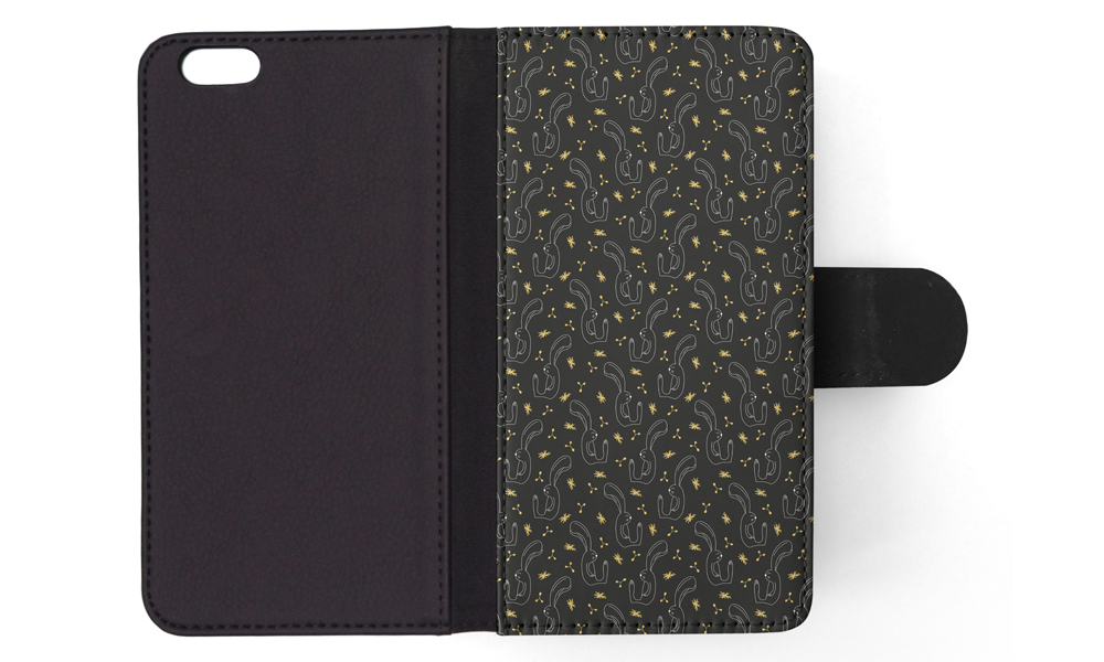 FLIP CASE FOR APPLE IPHONE|BUNNY RABBIT PATTERN - Foto 152 di 193