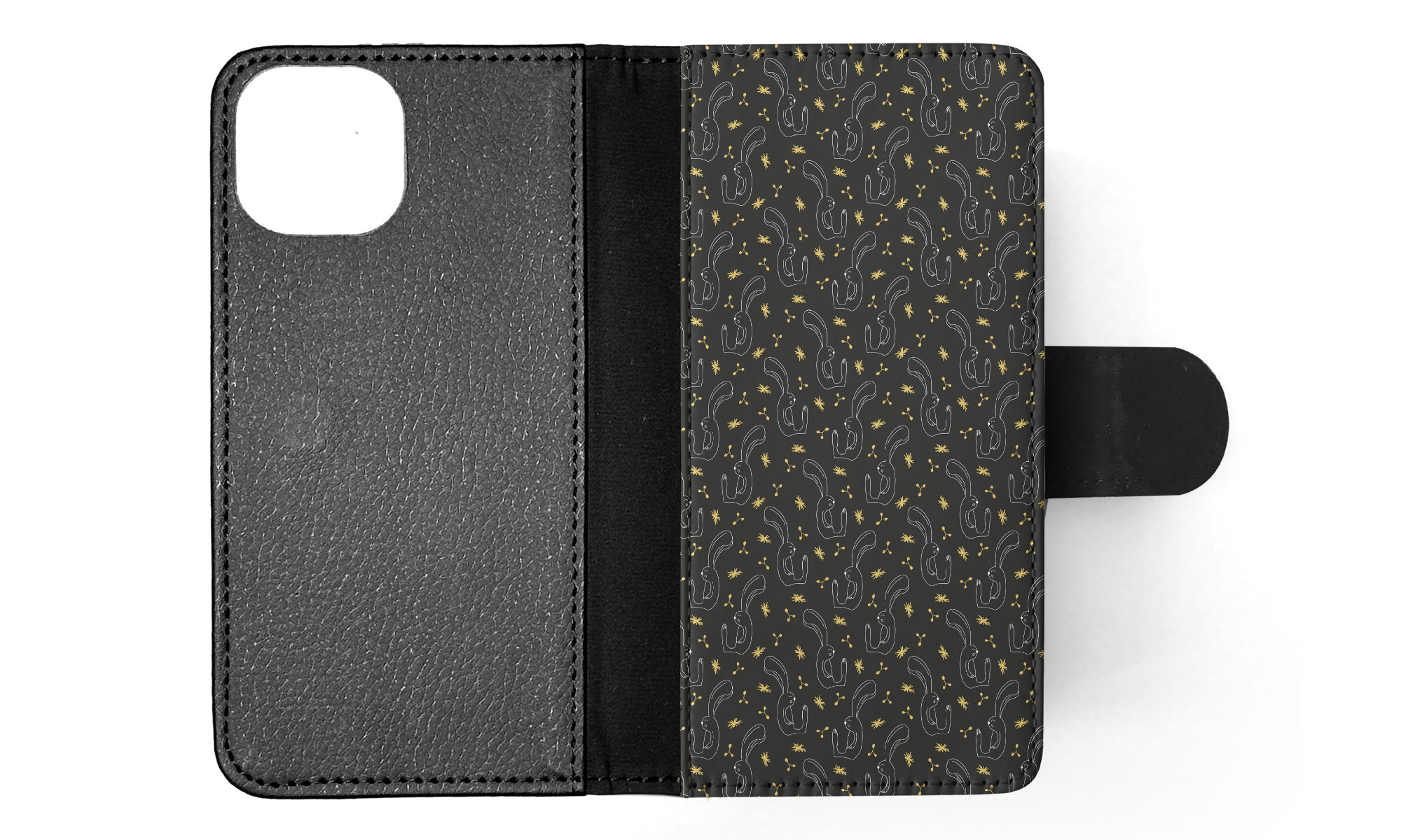 FLIP CASE FOR APPLE IPHONE|BUNNY RABBIT PATTERN - Foto 44 di 193