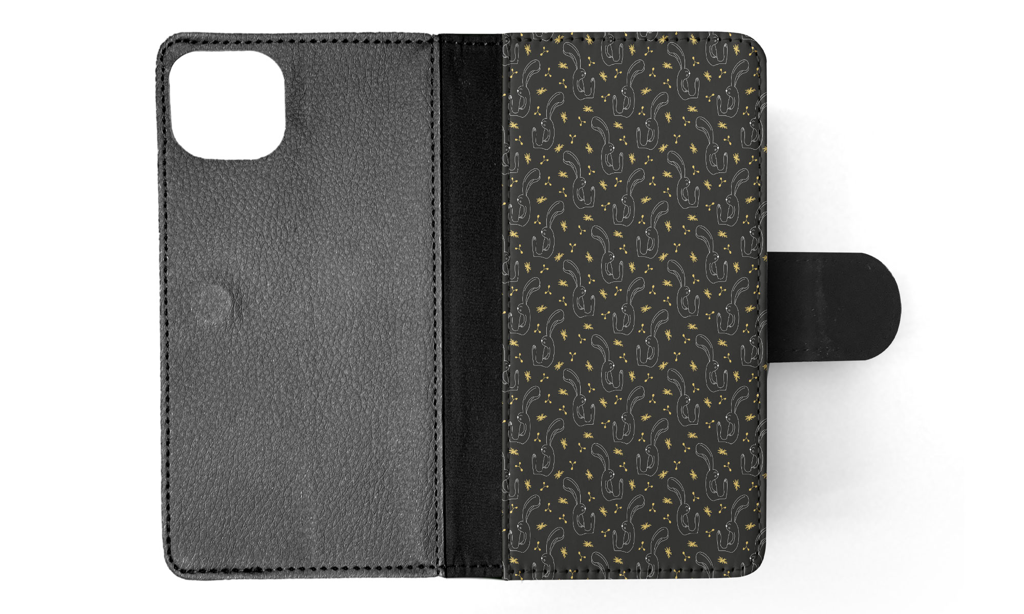 FLIP CASE FOR APPLE IPHONE|BUNNY RABBIT PATTERN - Foto 39 di 193