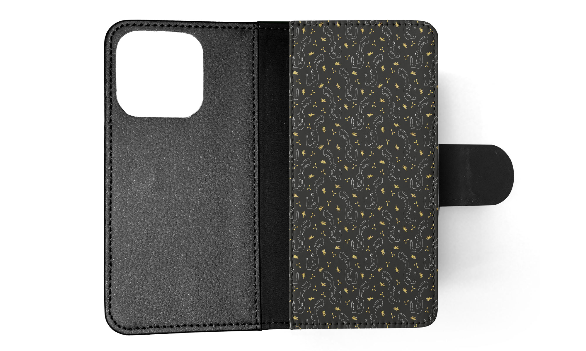 FLIP CASE FOR APPLE IPHONE|BUNNY RABBIT PATTERN - Foto 34 di 193