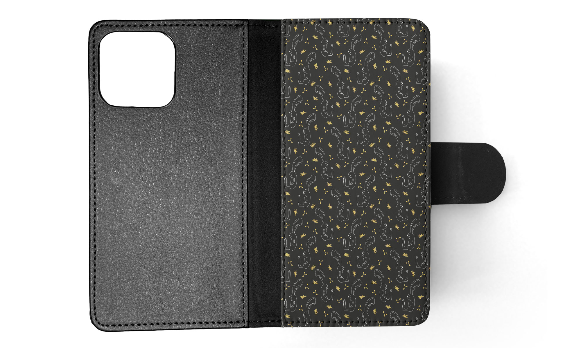 FLIP CASE FOR APPLE IPHONE|BUNNY RABBIT PATTERN - Foto 29 di 193