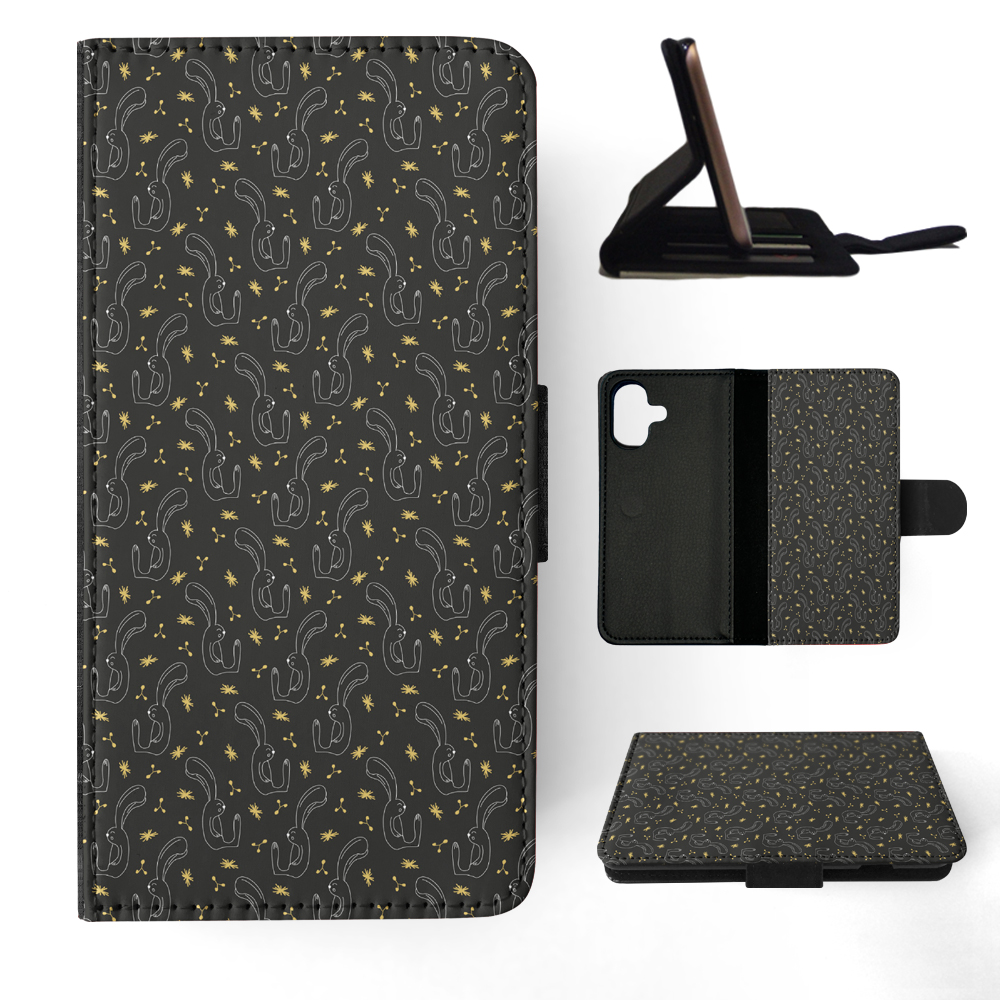 FLIP CASE FOR APPLE IPHONE|BUNNY RABBIT PATTERN - Foto 21 di 193