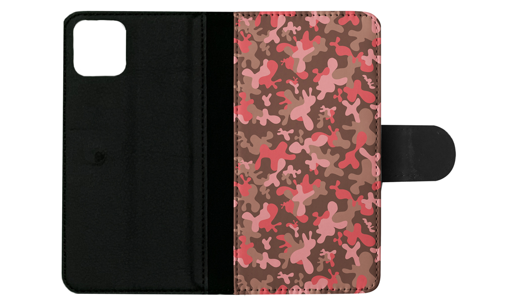 FLIP CASE FOR APPLE IPHONE|PINK CAMO CAMOUFLAGE PATTERN 2 - Picture 107 of 193