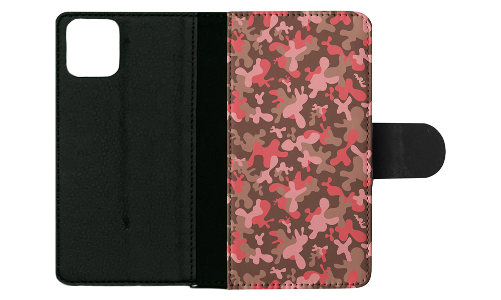 FLIP CASE FOR APPLE IPHONE|PINK CAMO CAMOUFLAGE PATTERN 2 - Picture 102 of 193