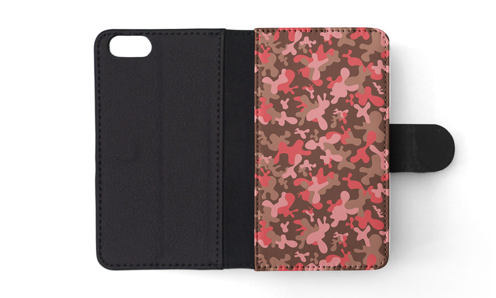 FLIP CASE FOR APPLE IPHONE|PINK CAMO CAMOUFLAGE PATTERN 2 - Picture 172 of 193