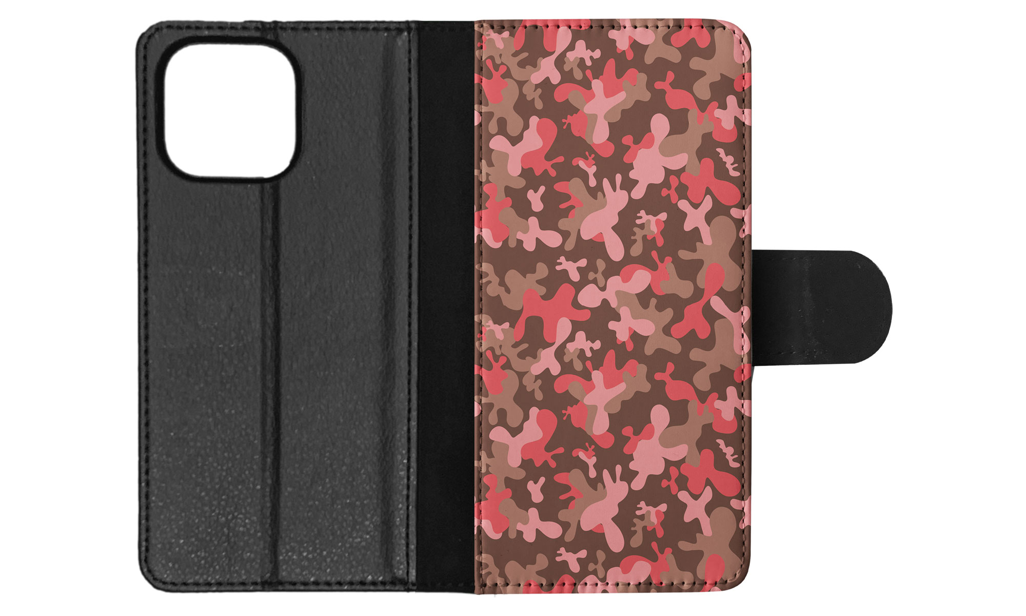 FLIP CASE FOR APPLE IPHONE|PINK CAMO CAMOUFLAGE PATTERN 2 - Picture 69 of 193
