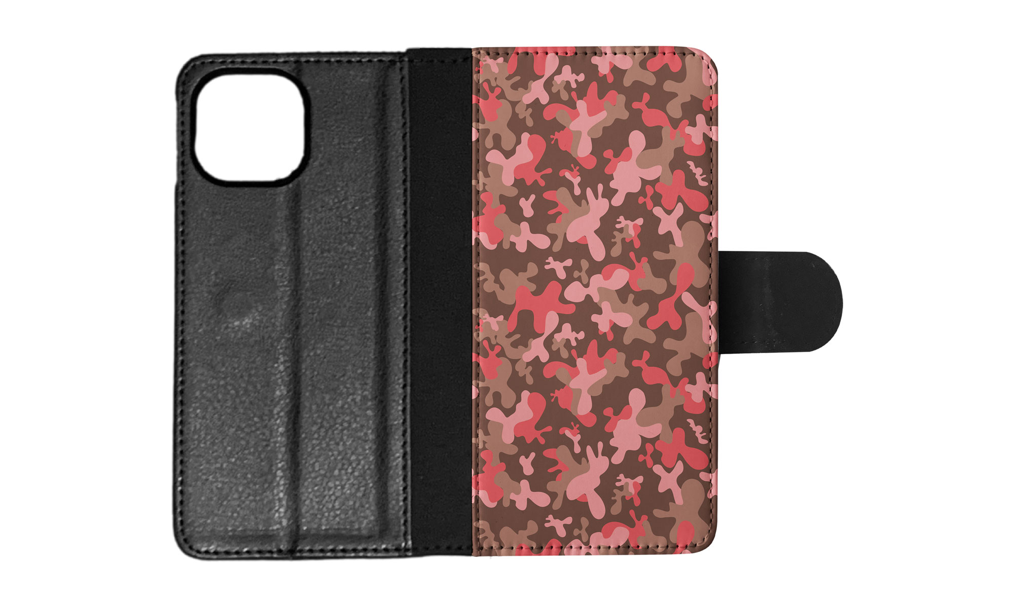 FLIP CASE FOR APPLE IPHONE|PINK CAMO CAMOUFLAGE PATTERN 2 - Picture 64 of 193