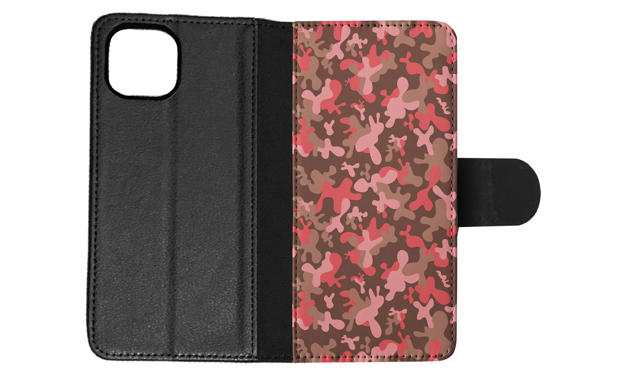 FLIP CASE FOR APPLE IPHONE|PINK CAMO CAMOUFLAGE PATTERN 2 - Picture 59 of 193