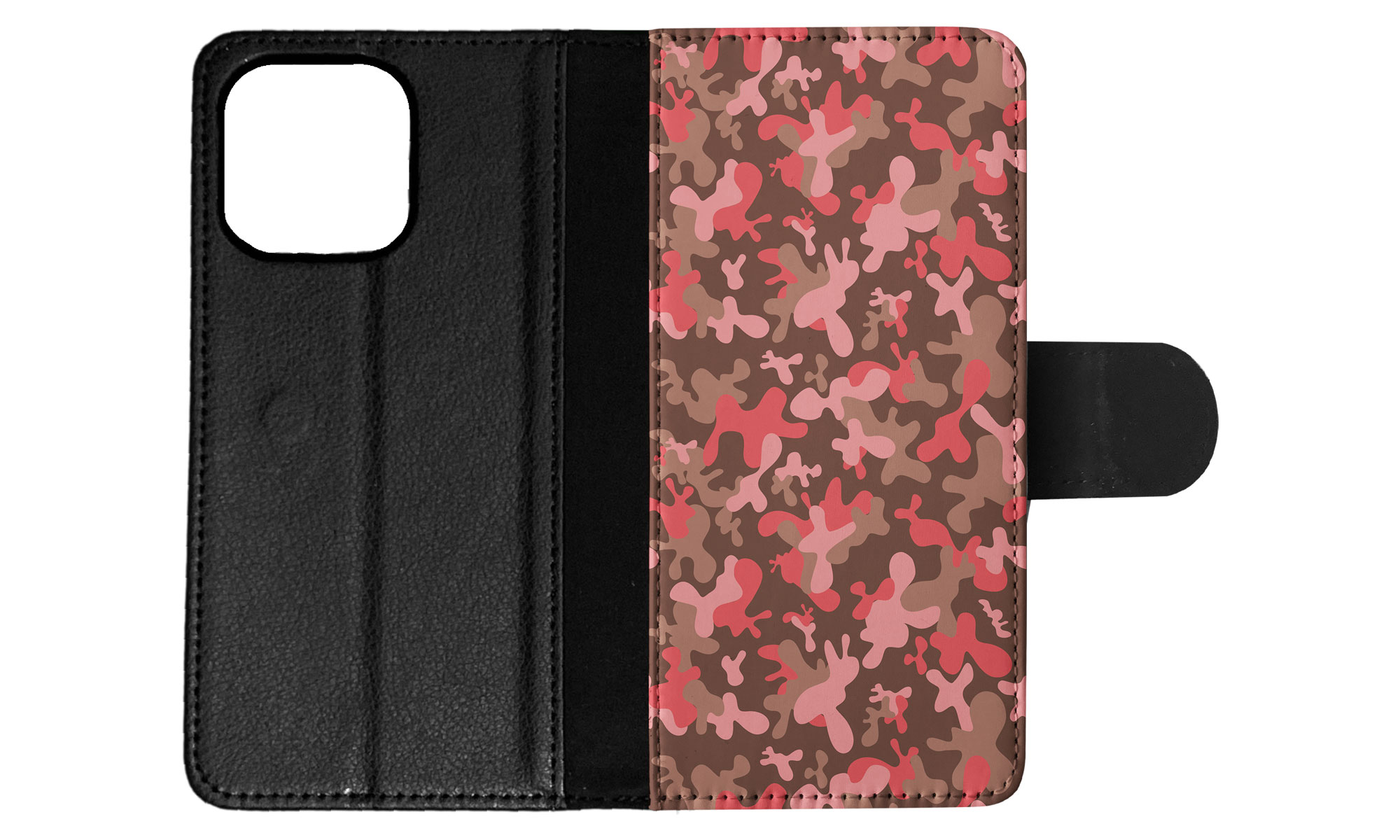 FLIP CASE FOR APPLE IPHONE|PINK CAMO CAMOUFLAGE PATTERN 2 - Picture 49 of 193