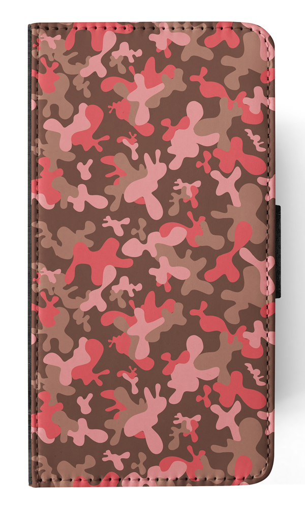 FLIP CASE FOR APPLE IPHONE|PINK CAMO CAMOUFLAGE PATTERN 2 - Picture 150 of 193