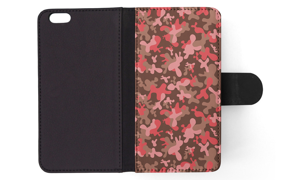 FLIP CASE FOR APPLE IPHONE|PINK CAMO CAMOUFLAGE PATTERN 2 - Picture 152 of 193