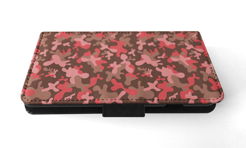 FLIP CASE FOR APPLE IPHONE|PINK CAMO CAMOUFLAGE PATTERN 2 - Picture 136 of 193