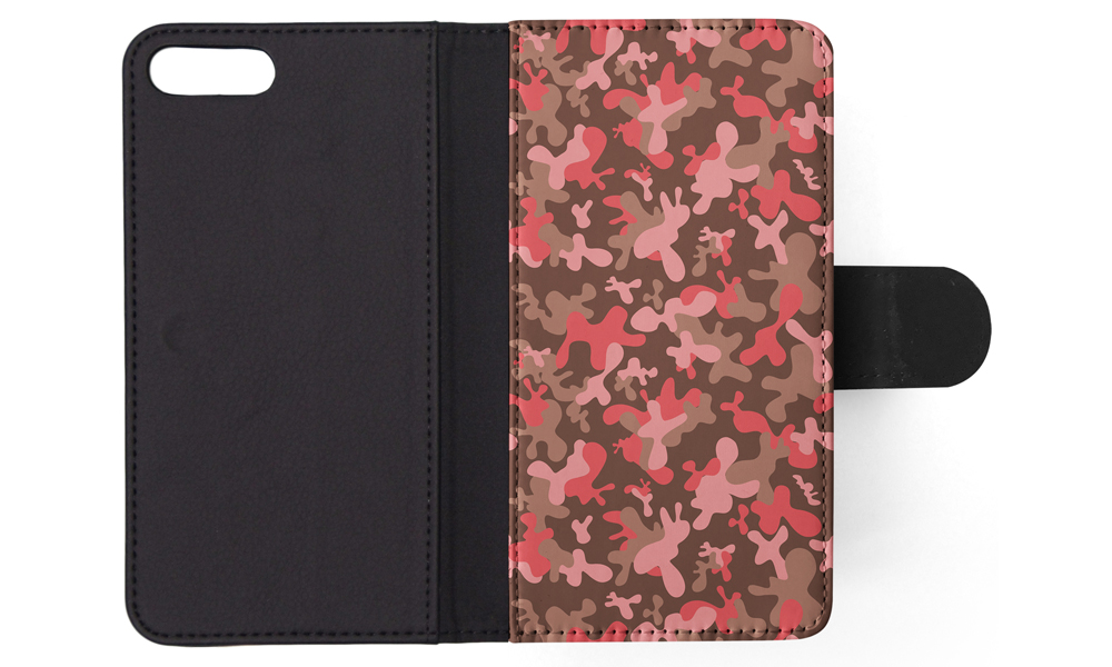 FLIP CASE FOR APPLE IPHONE|PINK CAMO CAMOUFLAGE PATTERN 2 - Picture 132 of 193