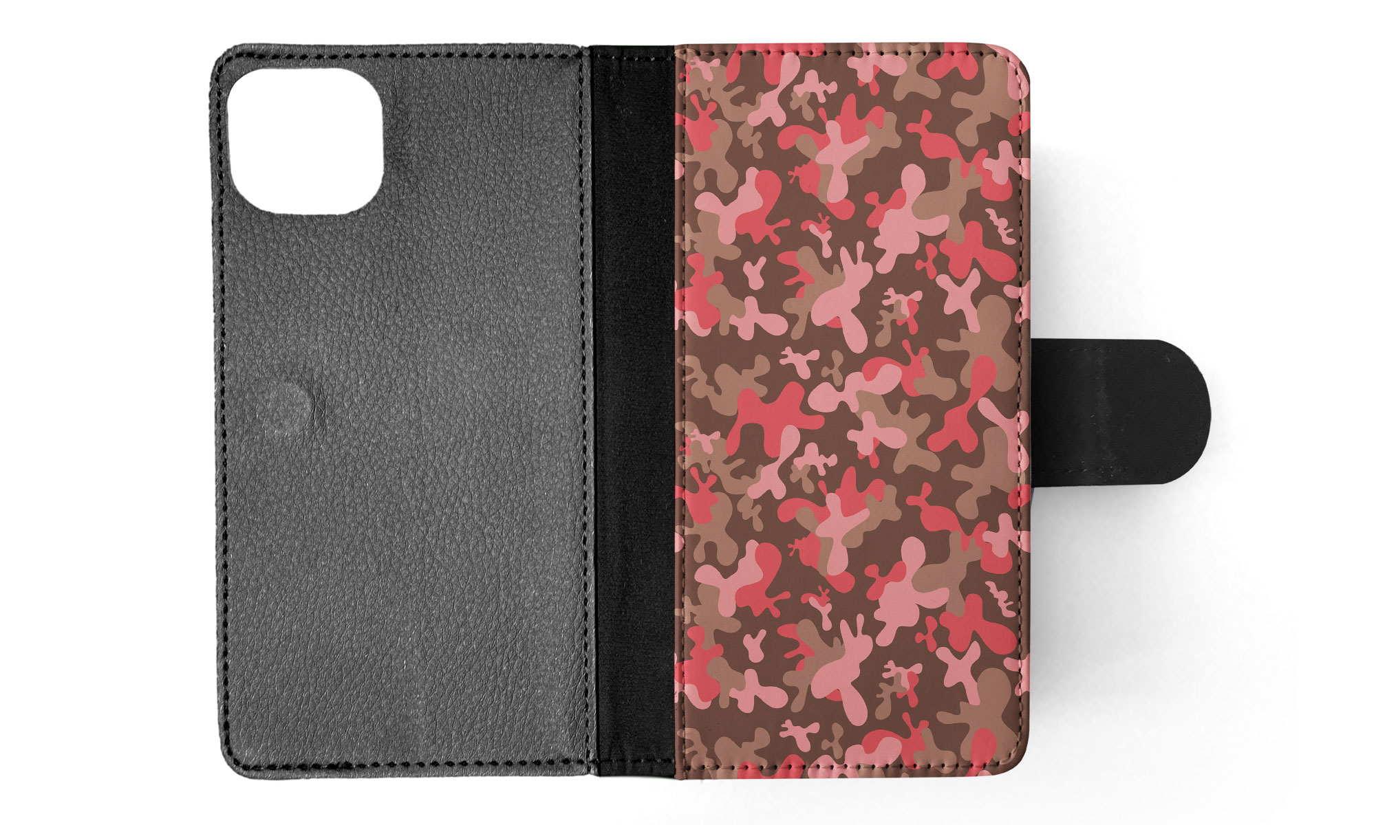 FLIP CASE FOR APPLE IPHONE|PINK CAMO CAMOUFLAGE PATTERN 2 - Picture 39 of 193