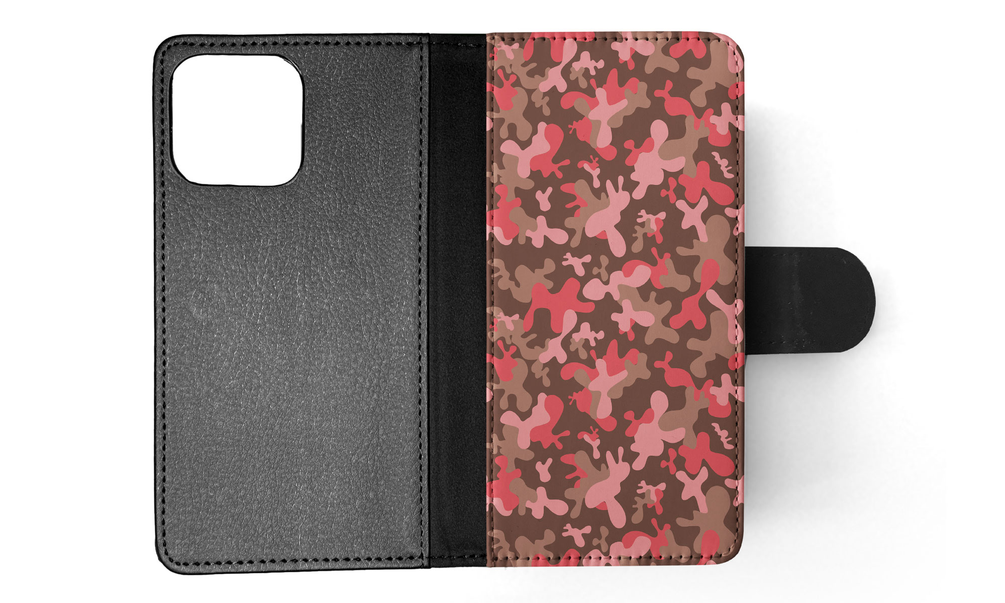 FLIP CASE FOR APPLE IPHONE|PINK CAMO CAMOUFLAGE PATTERN 2 - Picture 29 of 193