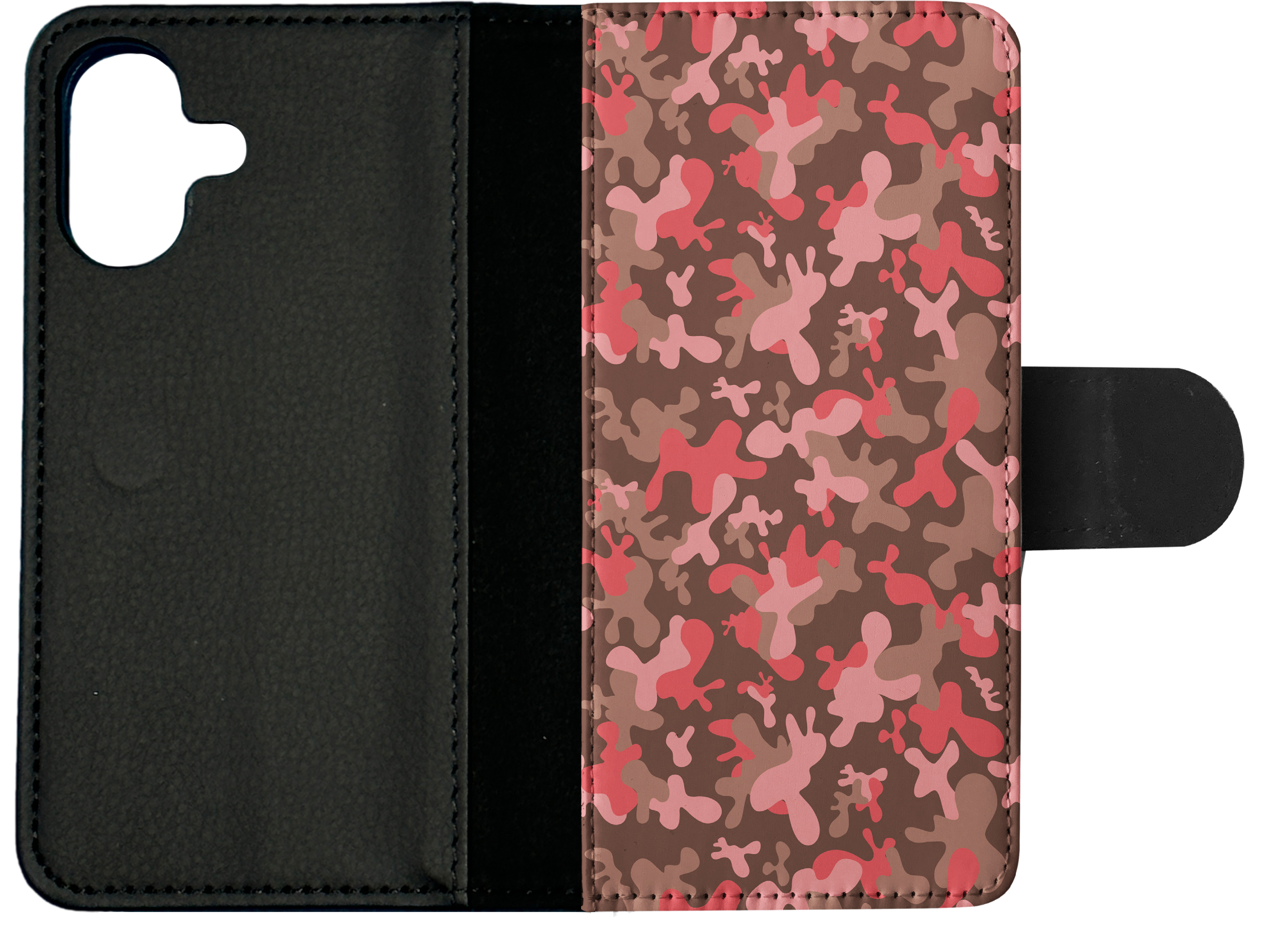 FLIP CASE FOR APPLE IPHONE|PINK CAMO CAMOUFLAGE PATTERN 2 - Picture 24 of 193