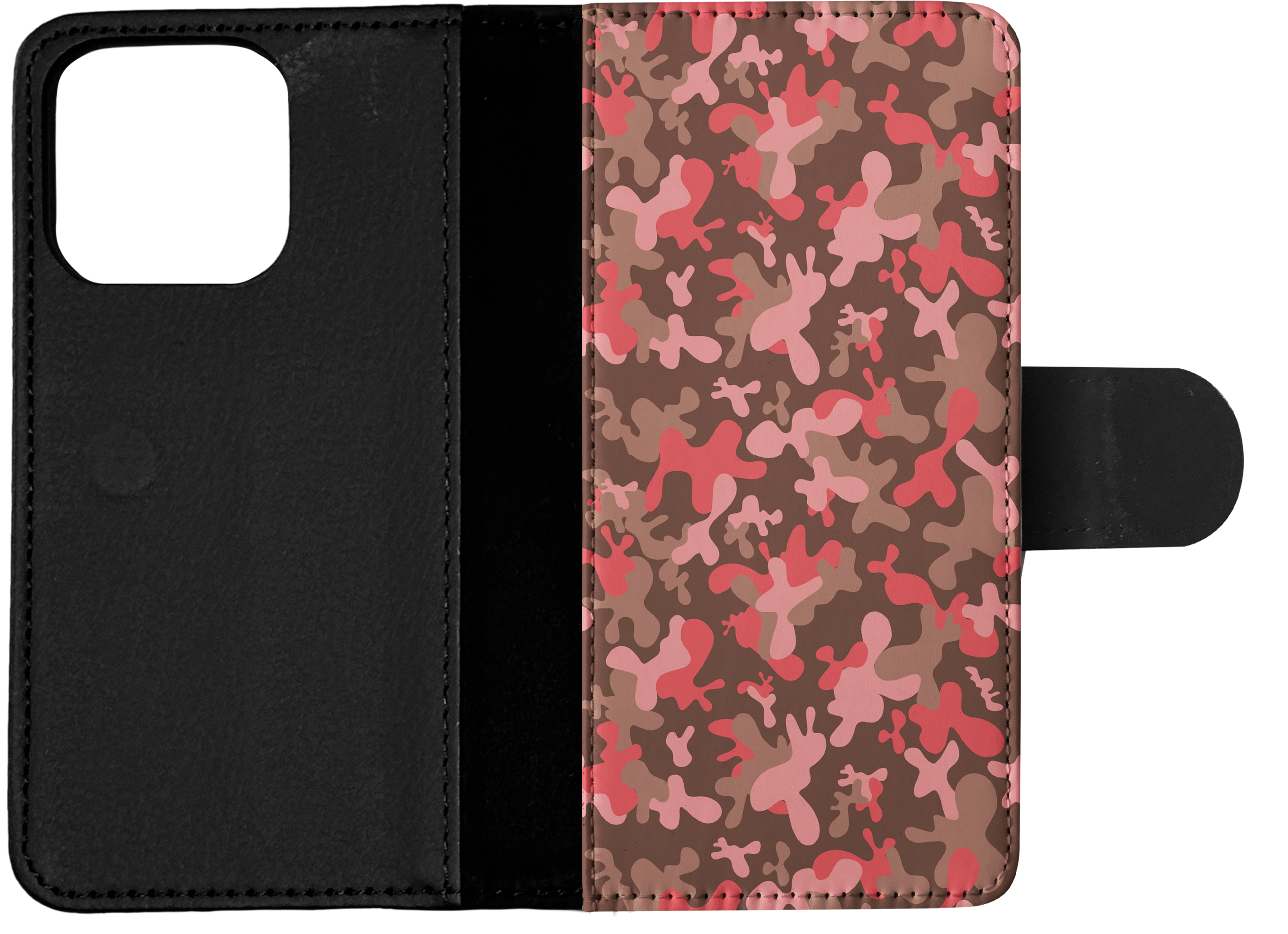 FLIP CASE FOR APPLE IPHONE|PINK CAMO CAMOUFLAGE PATTERN 2 - Picture 14 of 193