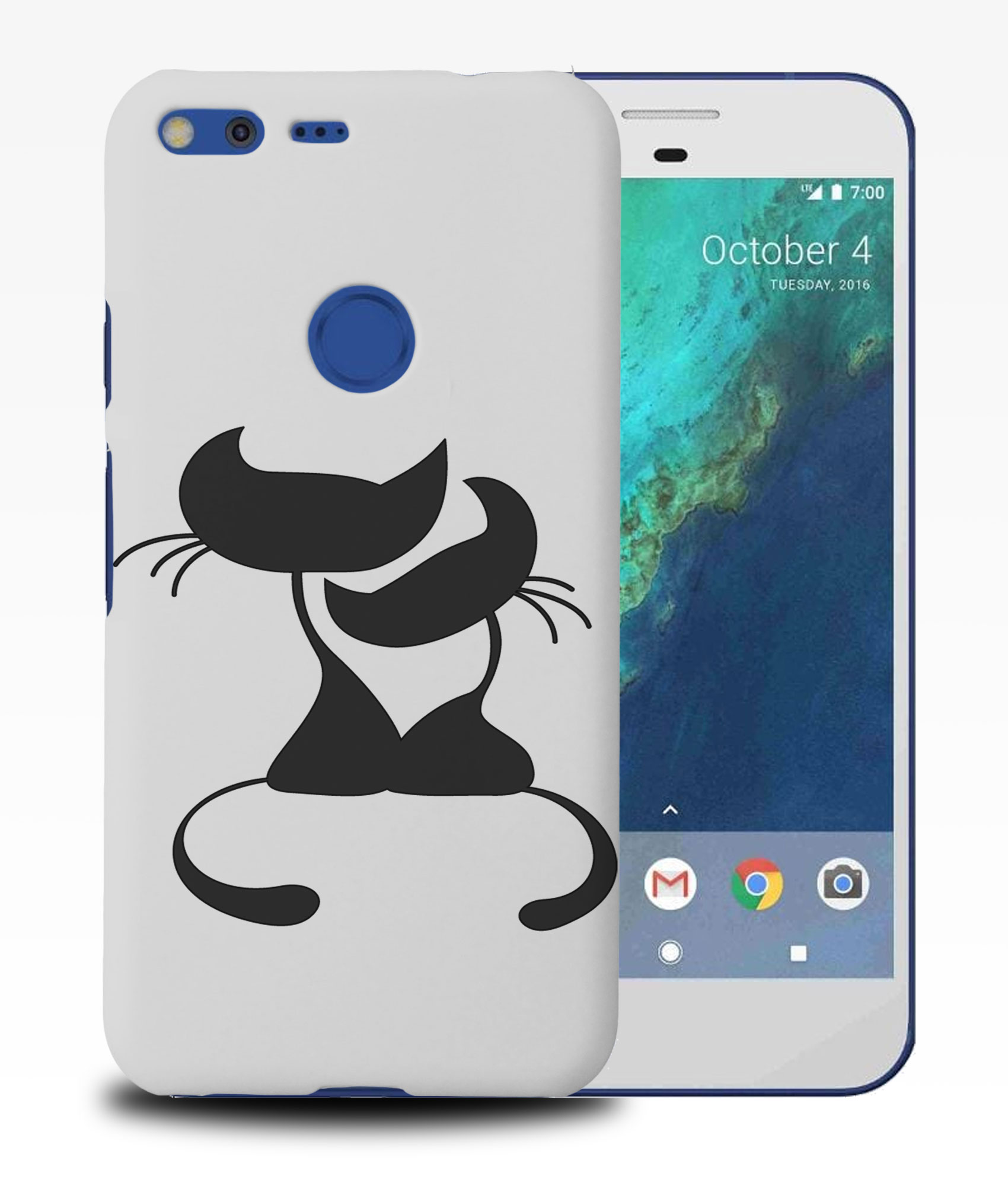 CASE COVER FOR GOOGLE PIXEL|MINIMALISTIC CAT 3 - 第 10/11 張圖片