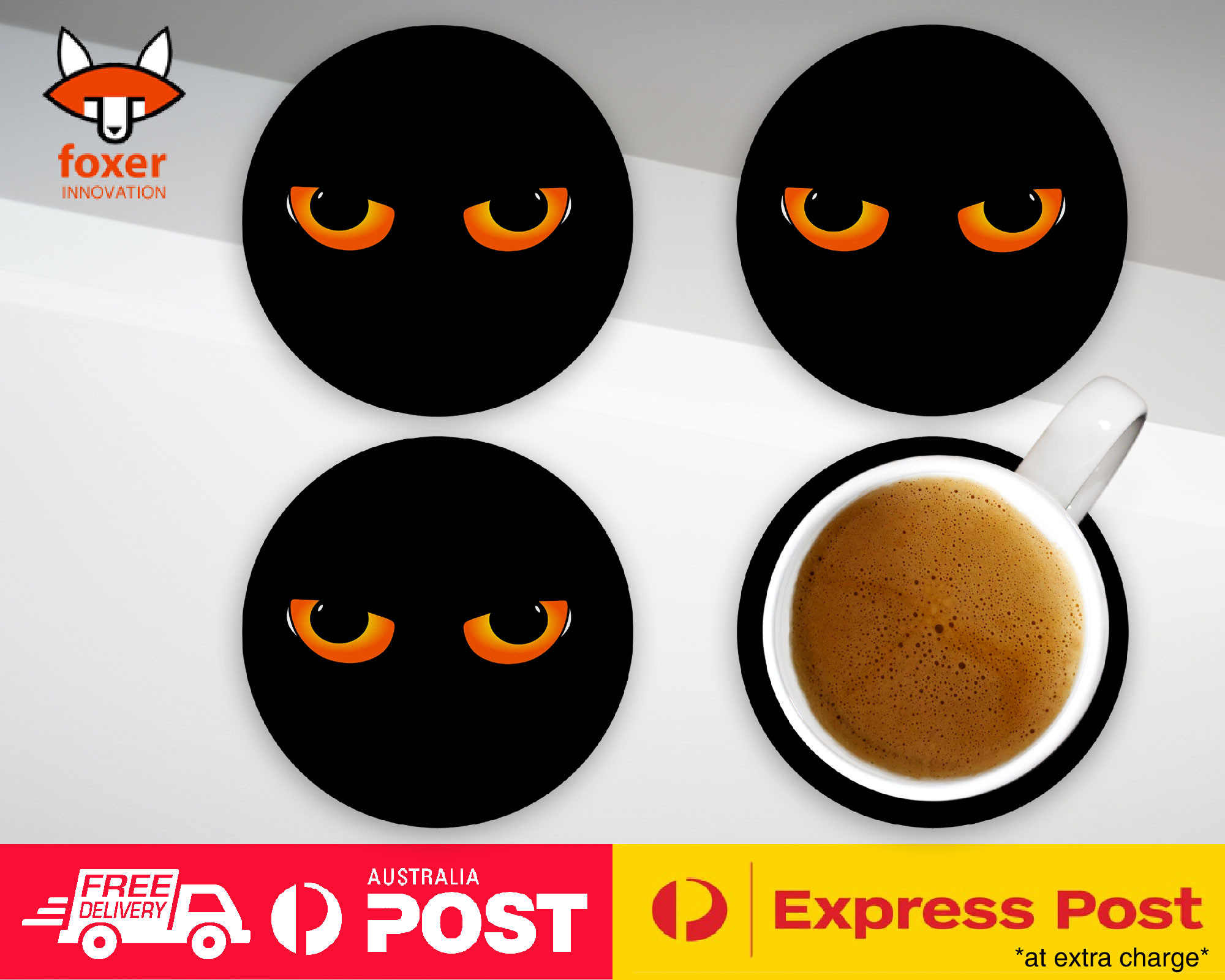 COASTER COFFEE DRINKING MAT|KITTEN CAT 5