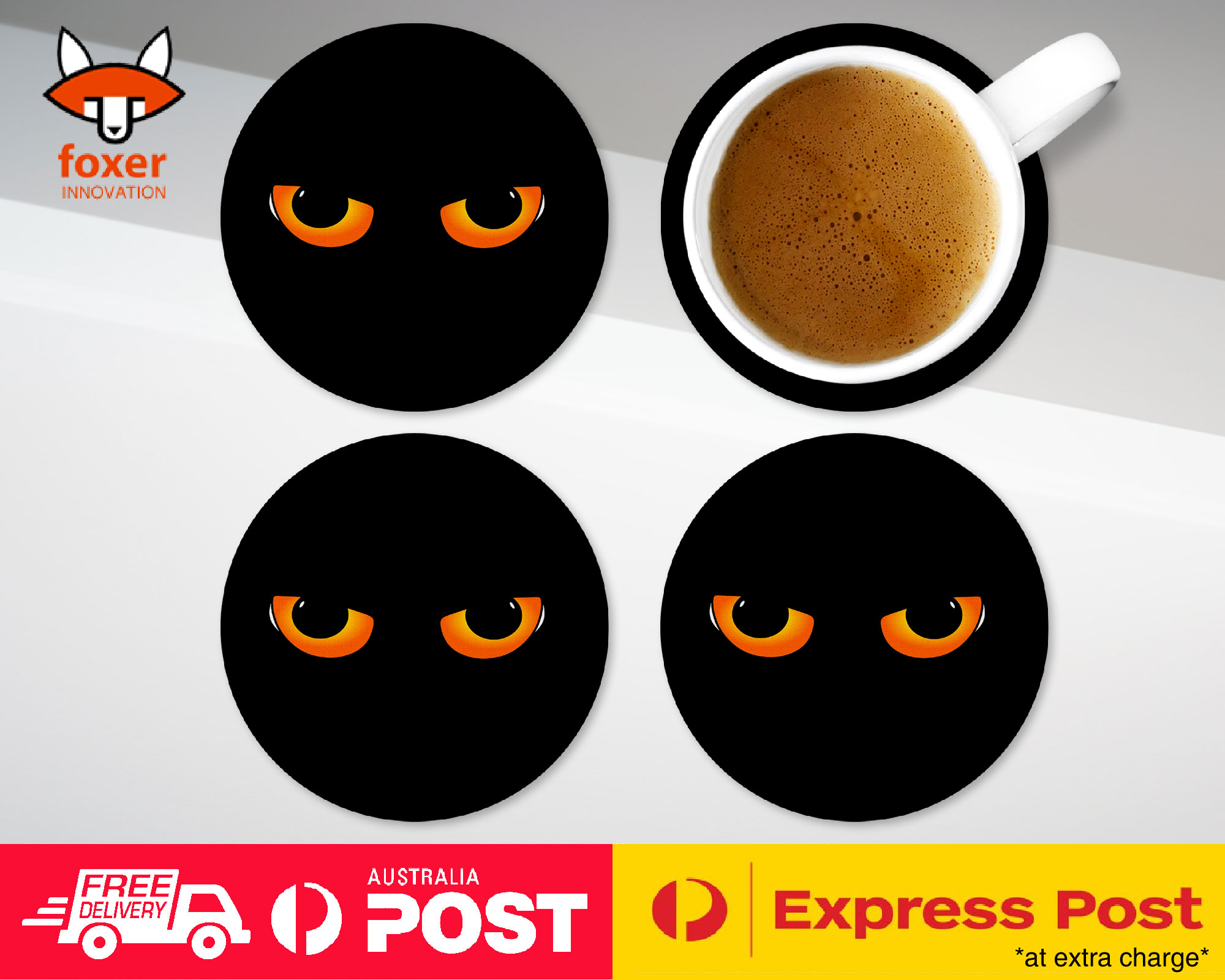 COASTER COFFEE DRINKING MAT|KITTEN CAT 5