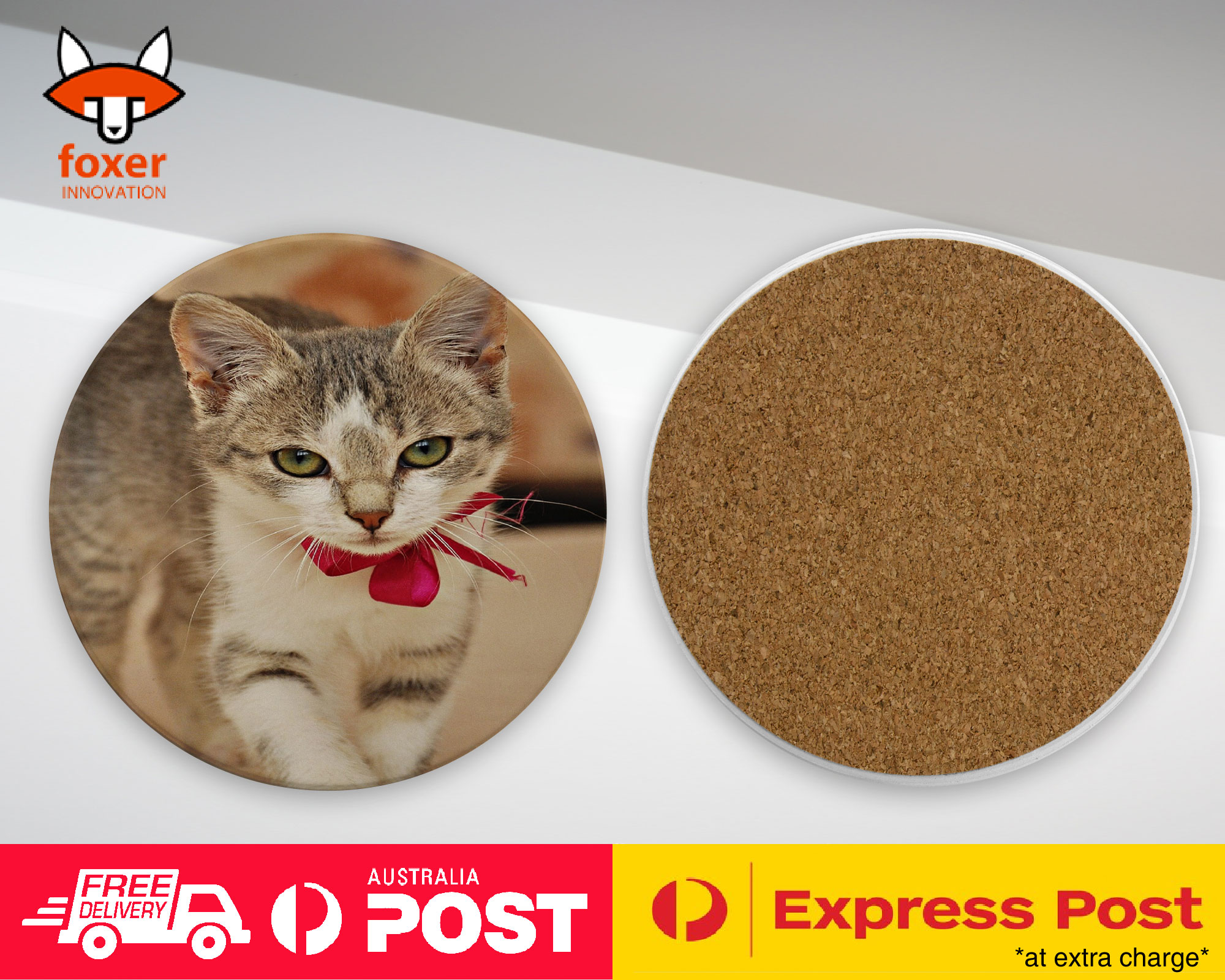 COASTER COFFEE DRINKING MAT|KITTEN CAT 23