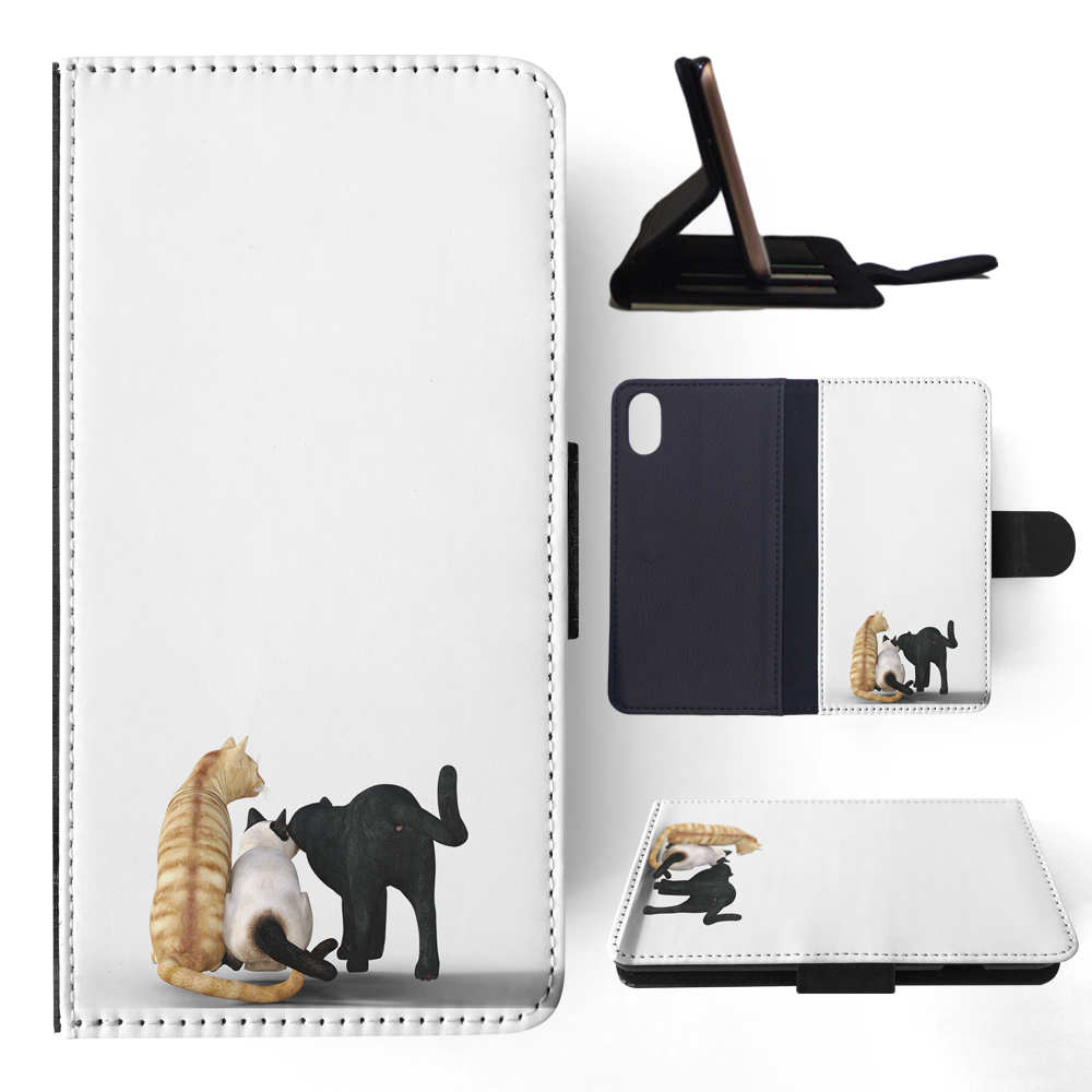 FLIP CASE FOR APPLE IPHONE|KITTEN CAT 38 - Foto 114 di 193