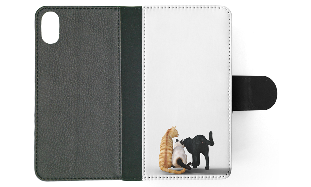 FLIP CASE FOR APPLE IPHONE|KITTEN CAT 38 - Foto 122 di 193