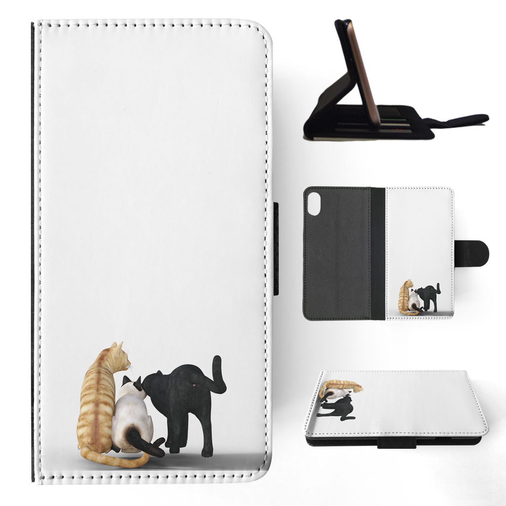 FLIP CASE FOR APPLE IPHONE|KITTEN CAT 38 - Foto 109 di 193