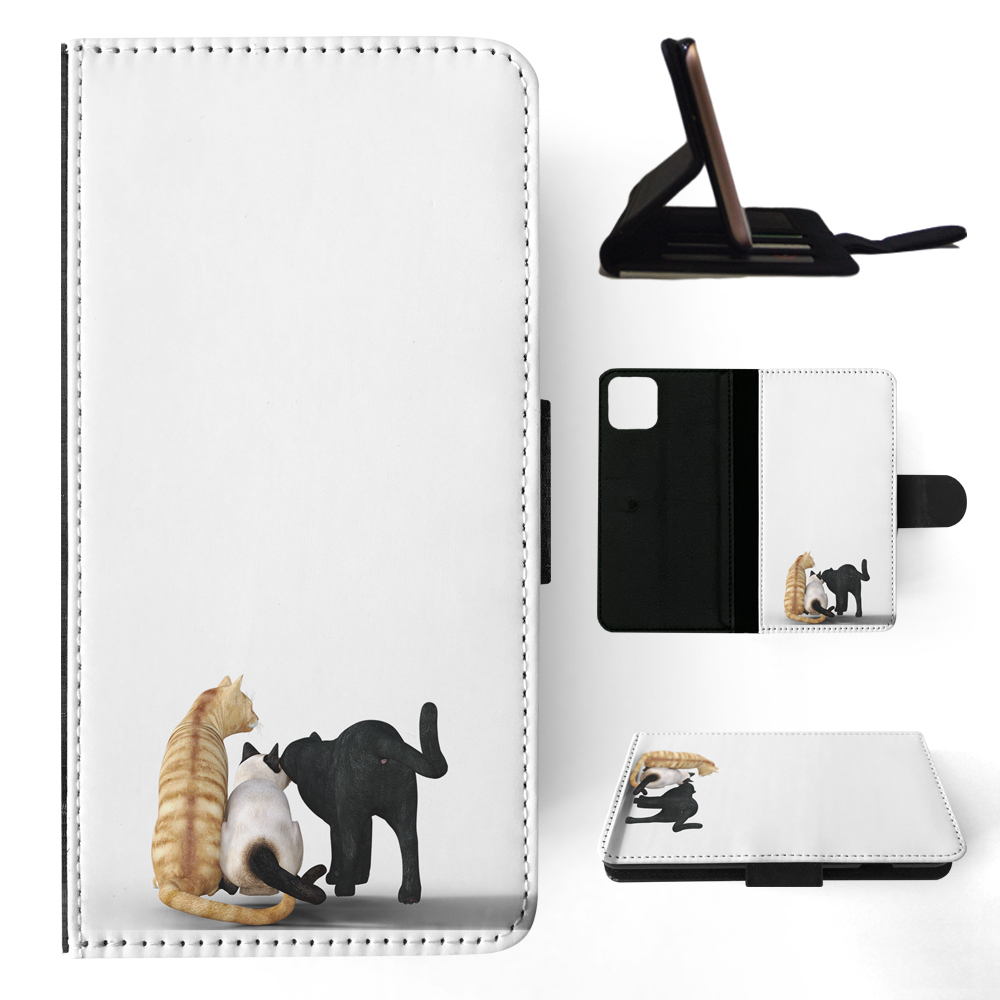 FLIP CASE FOR APPLE IPHONE|KITTEN CAT 38 - Foto 104 di 193