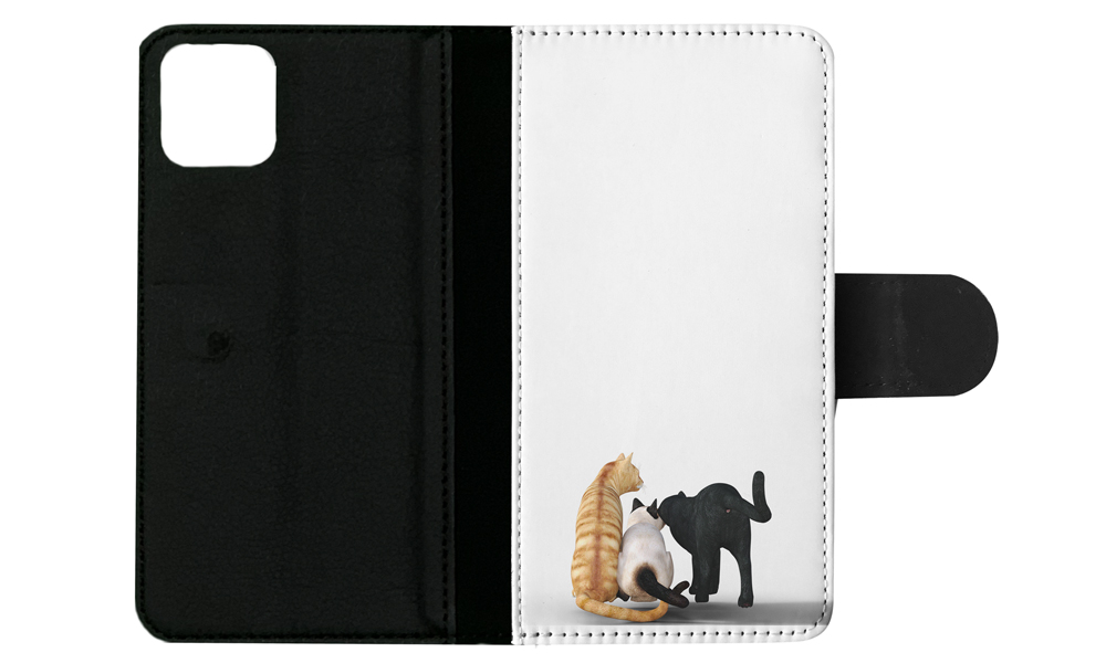 FLIP CASE FOR APPLE IPHONE|KITTEN CAT 38 - Foto 107 di 193