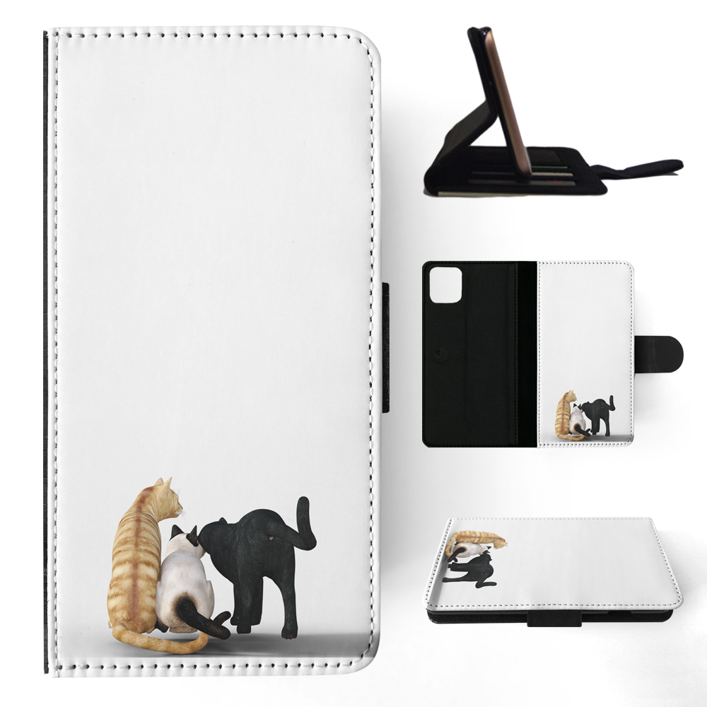 FLIP CASE FOR APPLE IPHONE|KITTEN CAT 38 - Foto 94 di 193