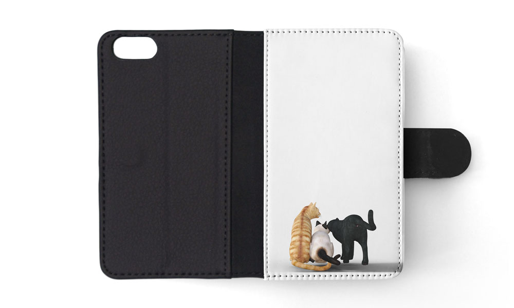 FLIP CASE FOR APPLE IPHONE|KITTEN CAT 38 - Foto 172 di 193