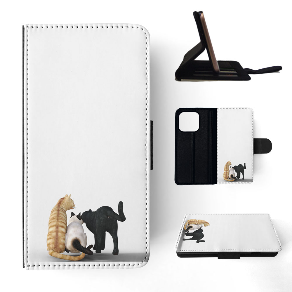 FLIP CASE FOR APPLE IPHONE|KITTEN CAT 38 - Foto 71 di 193