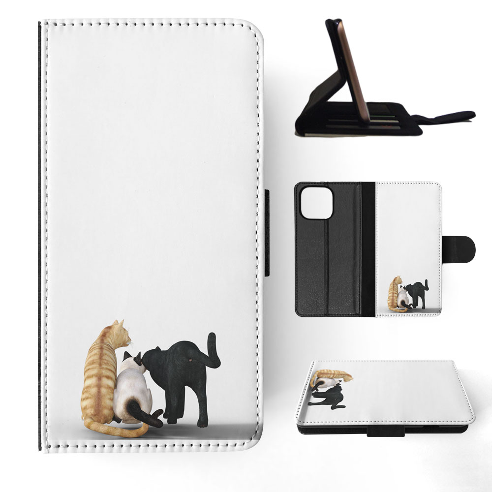 FLIP CASE FOR APPLE IPHONE|KITTEN CAT 38 - Foto 66 di 193