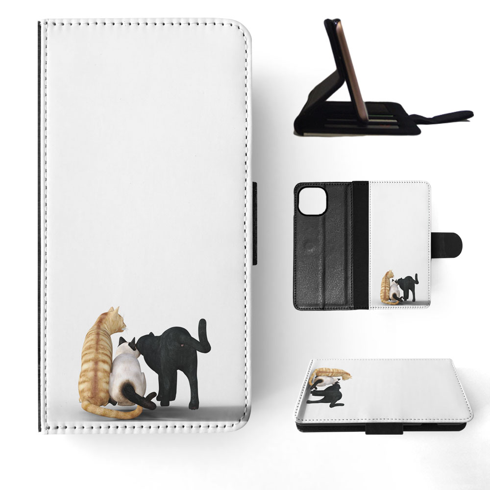 FLIP CASE FOR APPLE IPHONE|KITTEN CAT 38 - Foto 61 di 193