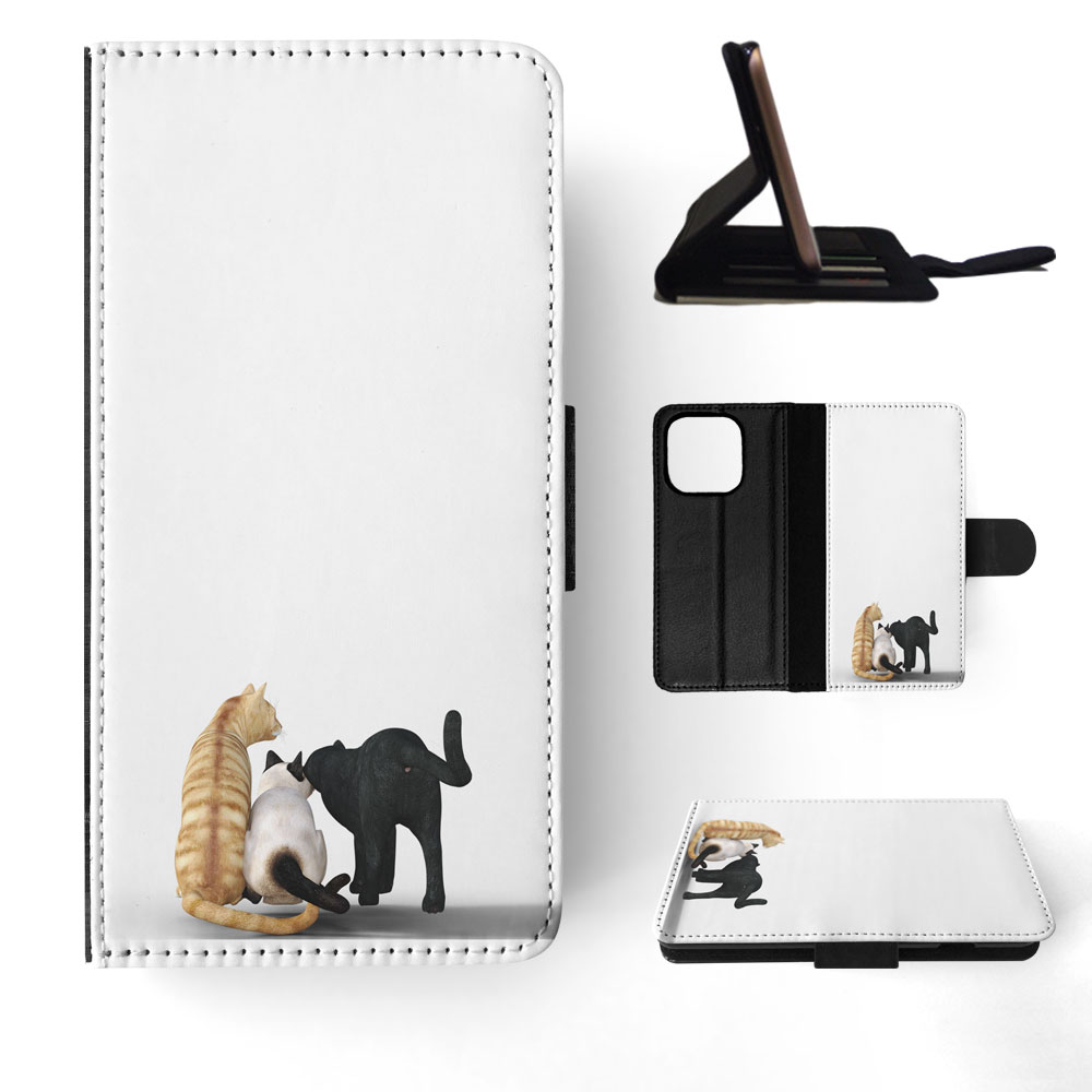 FLIP CASE FOR APPLE IPHONE|KITTEN CAT 38 - Foto 51 di 193