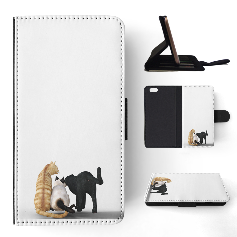 FLIP CASE FOR APPLE IPHONE|KITTEN CAT 38 - Foto 159 di 193