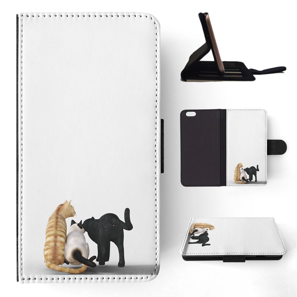 FLIP CASE FOR APPLE IPHONE|KITTEN CAT 38 - Foto 149 di 193