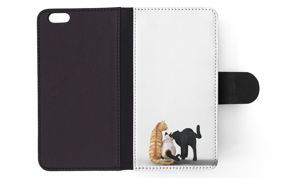 FLIP CASE FOR APPLE IPHONE|KITTEN CAT 38 - Foto 152 di 193