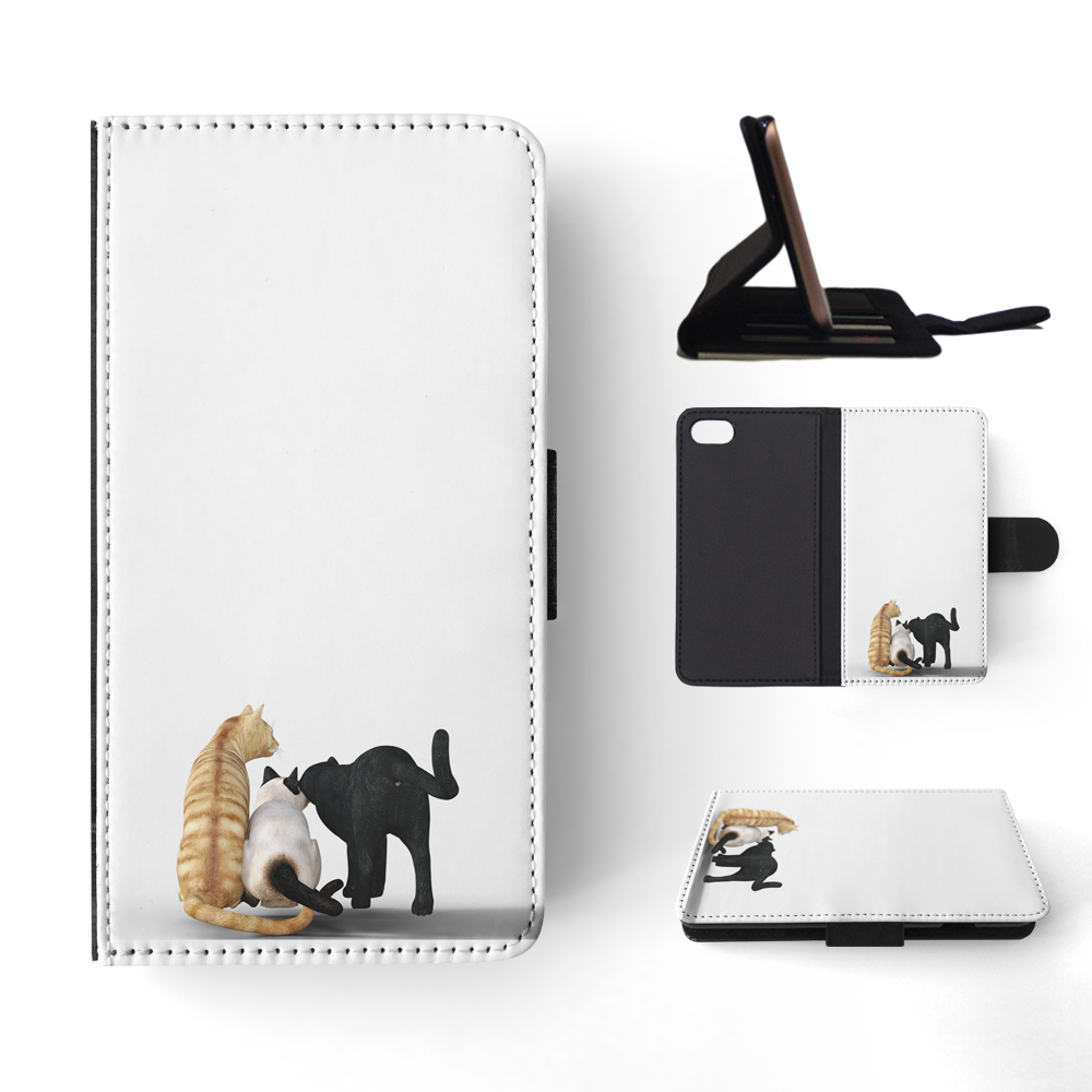 FLIP CASE FOR APPLE IPHONE|KITTEN CAT 38 - Foto 134 di 193