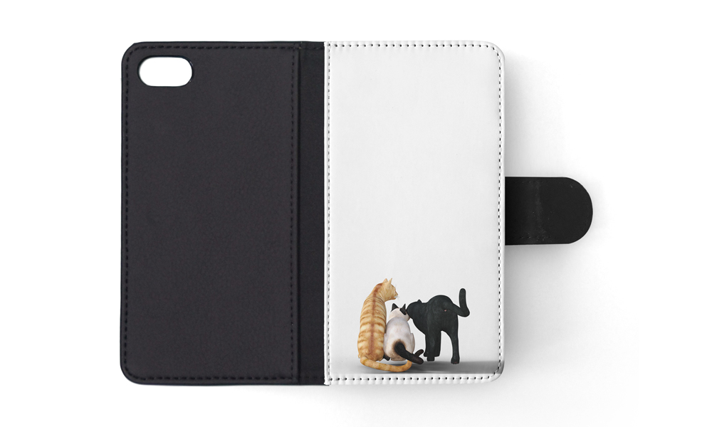 FLIP CASE FOR APPLE IPHONE|KITTEN CAT 38 - Foto 137 di 193