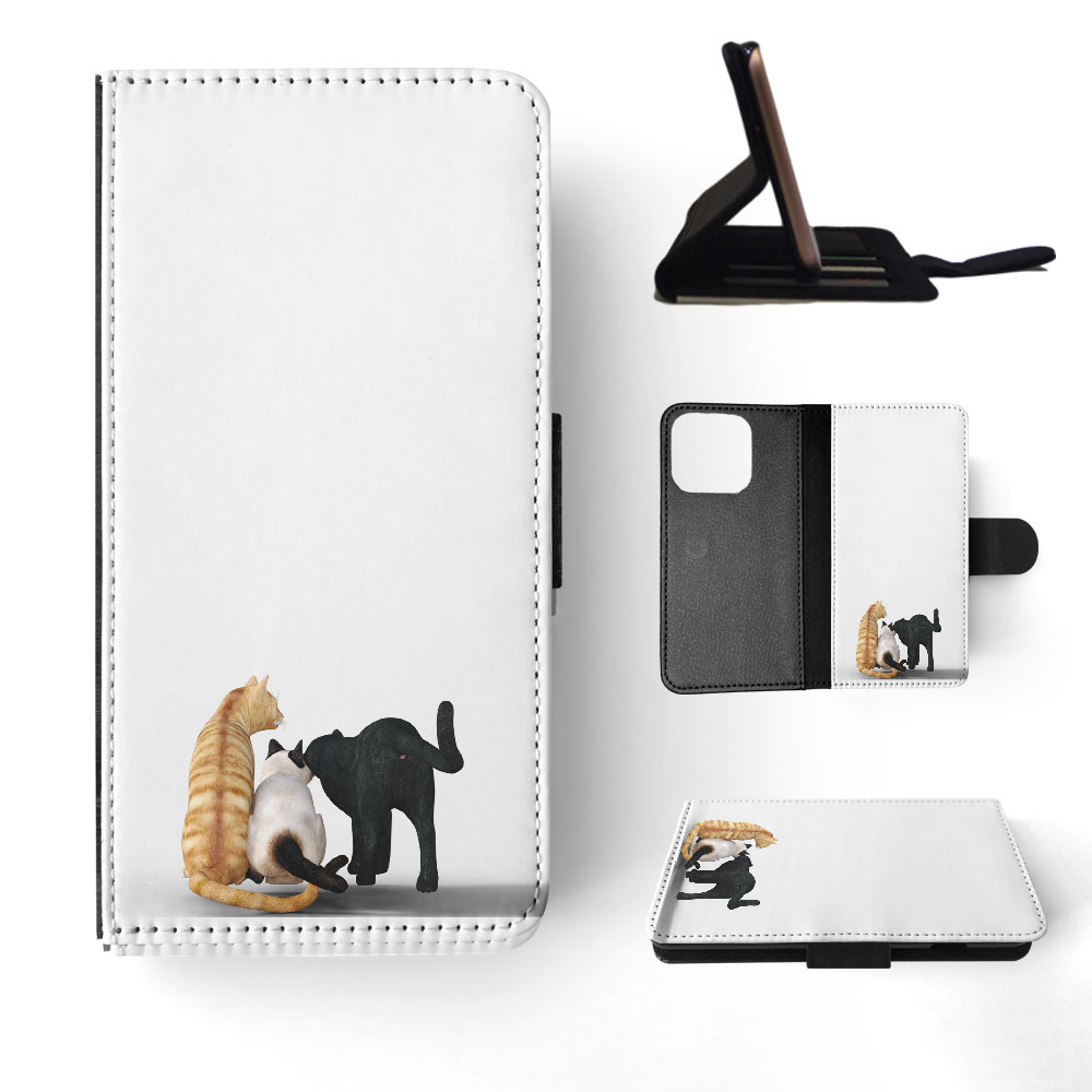 FLIP CASE FOR APPLE IPHONE|KITTEN CAT 38 - Foto 31 di 193