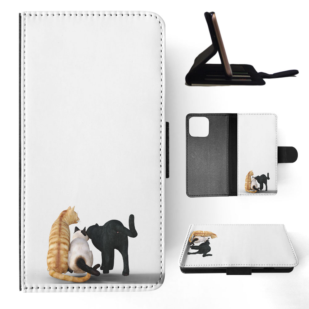 FLIP CASE FOR APPLE IPHONE|KITTEN CAT 38 - Foto 26 di 193