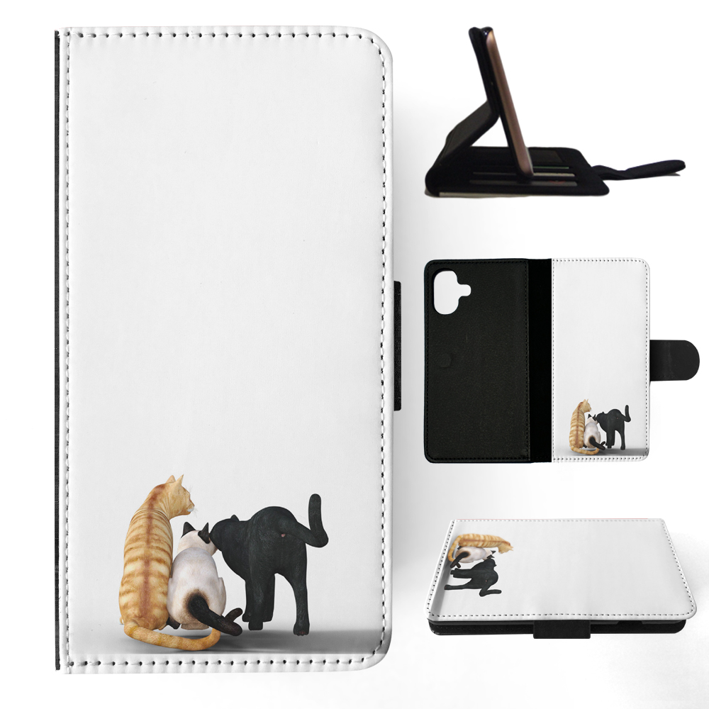 FLIP CASE FOR APPLE IPHONE|KITTEN CAT 38 - Foto 16 di 193