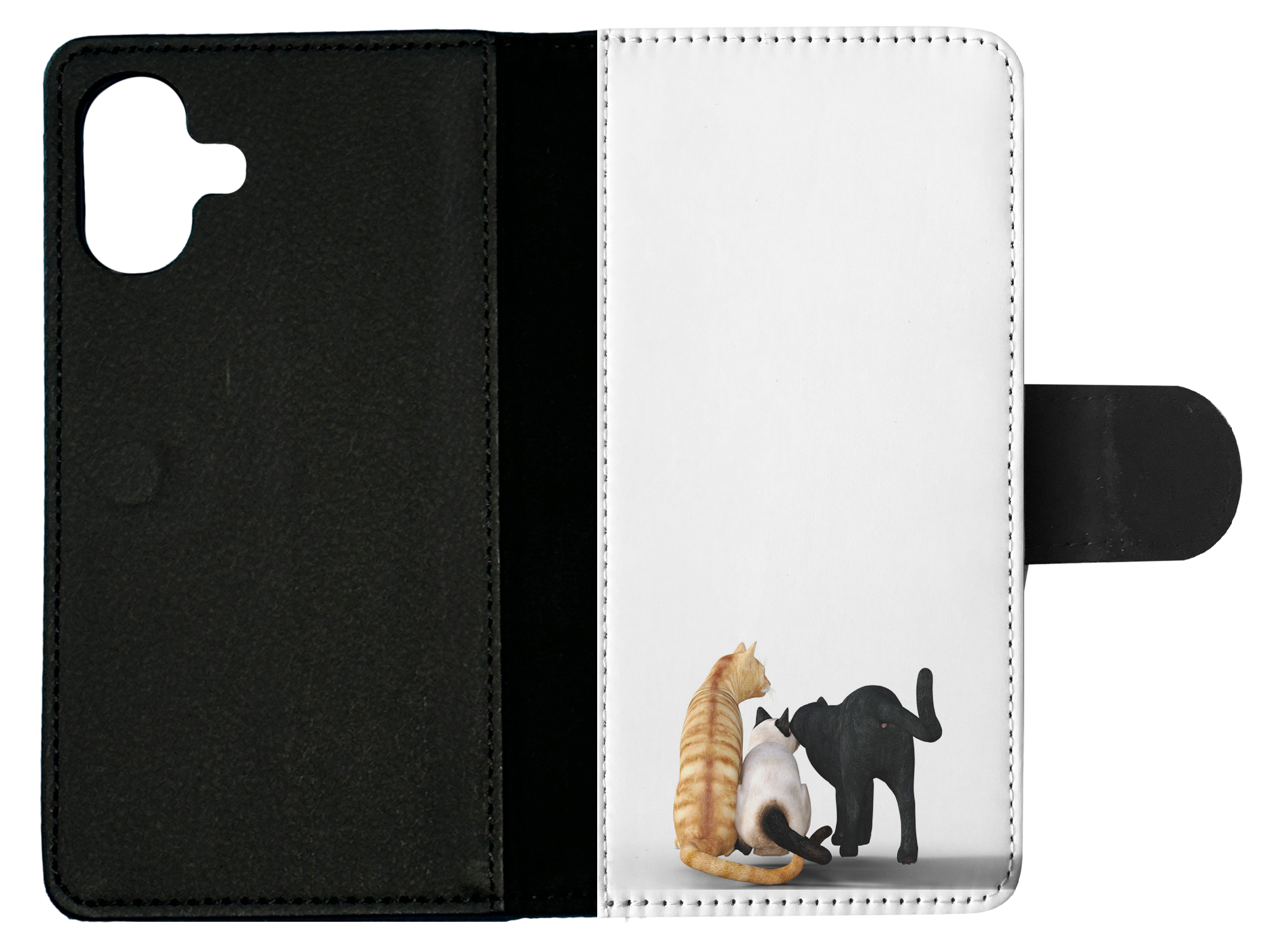 FLIP CASE FOR APPLE IPHONE|KITTEN CAT 38 - Foto 19 di 193