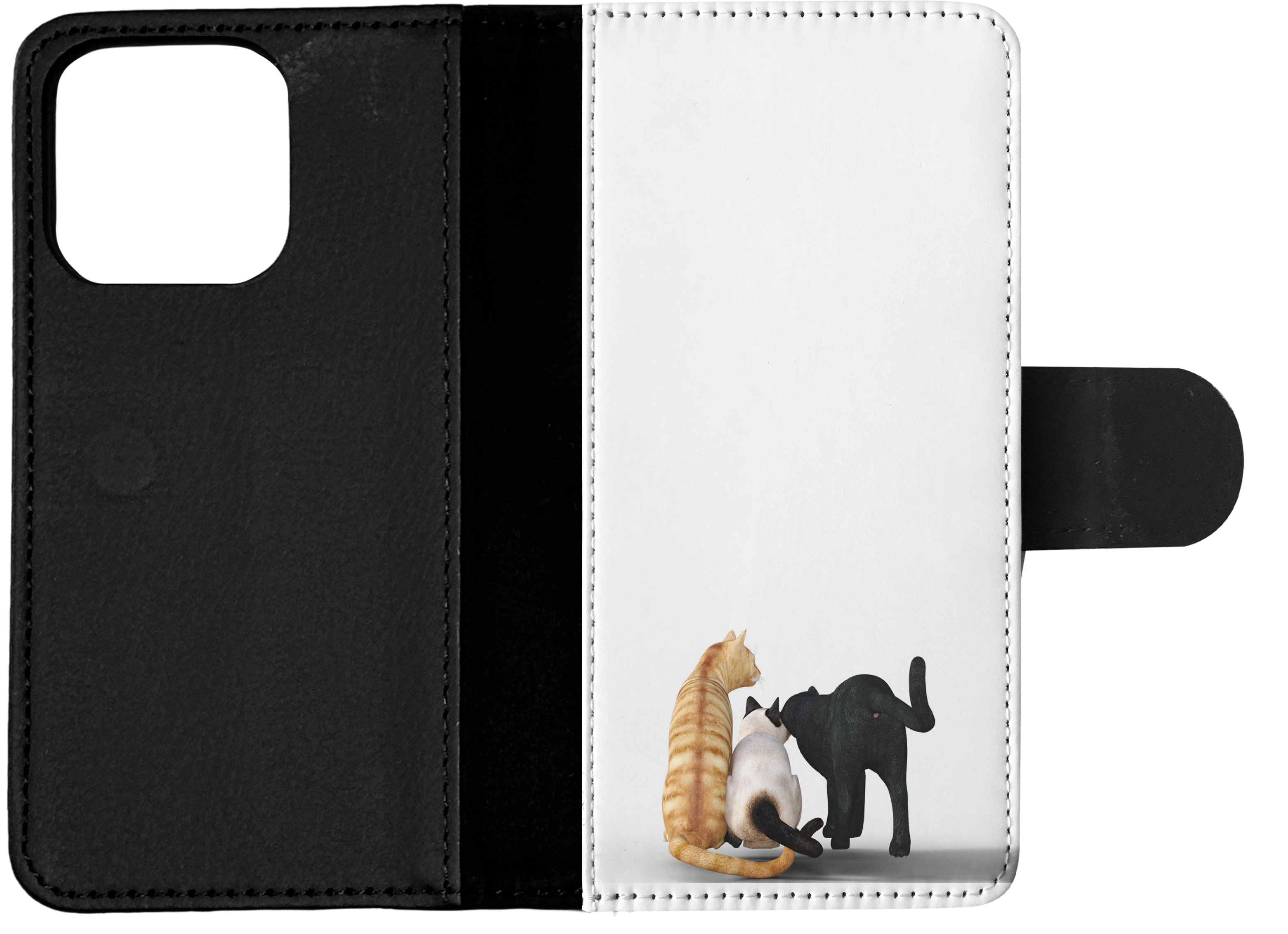 FLIP CASE FOR APPLE IPHONE|KITTEN CAT 38 - Foto 14 di 193